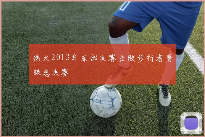热火2013年东部决赛击败步行者晋级总决赛