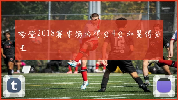 哈登2018赛季场均得分4分加冕得分王